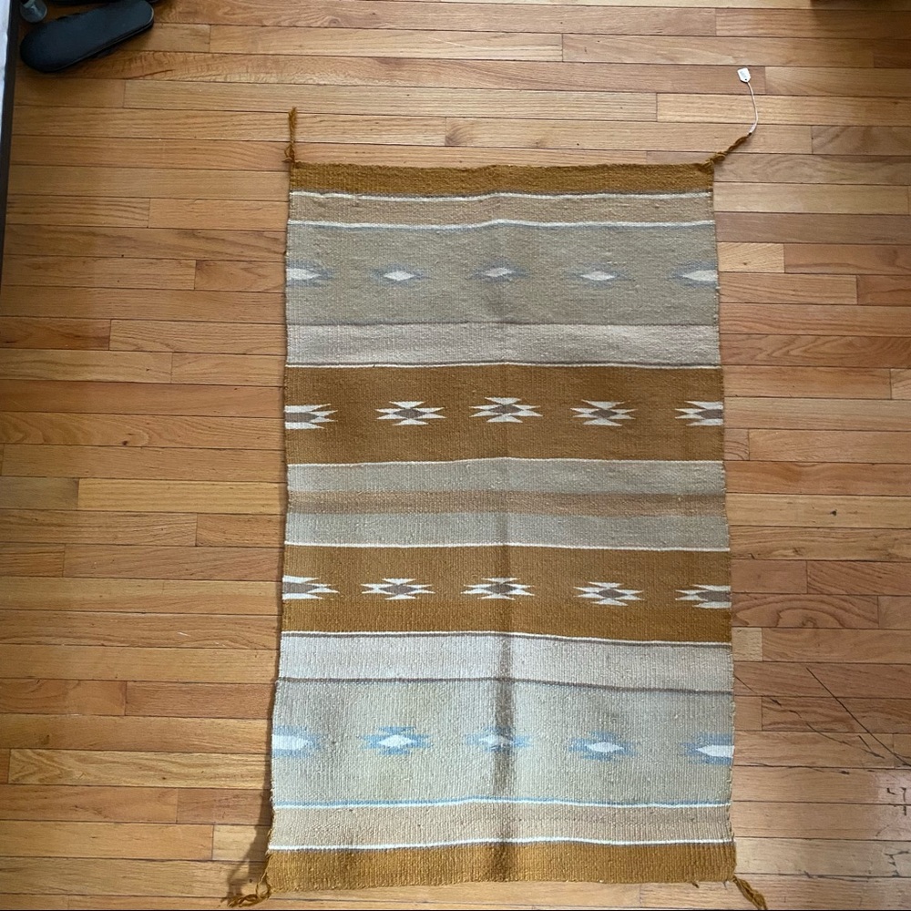 Woven Navajo rug